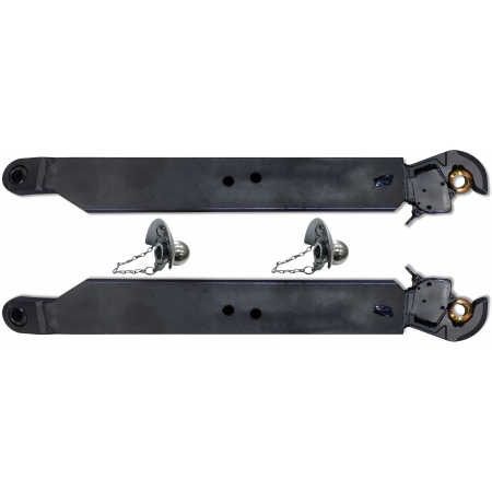 2x WZMOCNIONE Cięgło Boczne DOLNE BELKA RAMIĘ 950mm C-385 C385 28mm + KULA Z KOŁNIERZEM